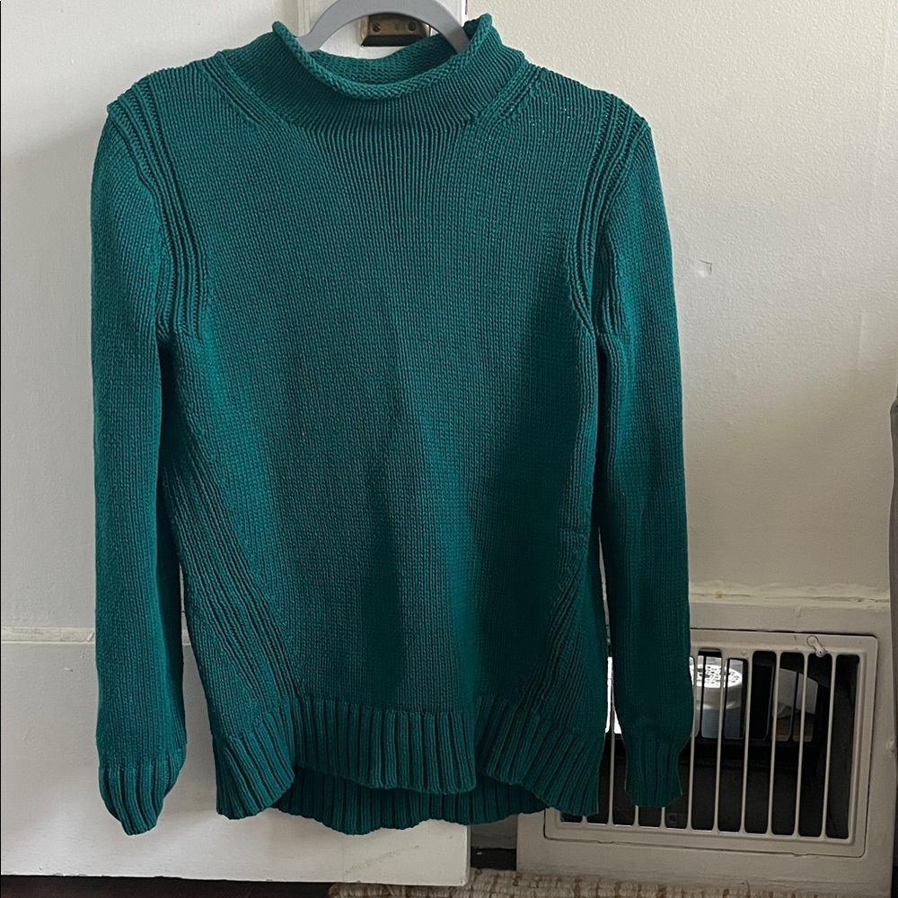 Emerald  JCrew 1988 Roll Neck Sweater